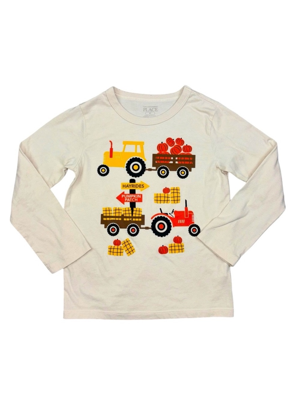The Children’s Place Fall Pumpkin Patch Hayride Long Sleeve Shirt 5T